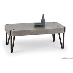 Ława EMILY Halmar Beton + czarny