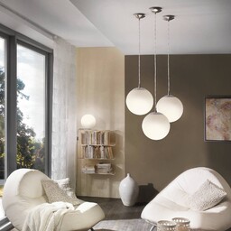 EGLO Lampa stołowa Rondo, biały / opal, salon