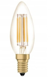 Żarówka LED świecowa filament E14 4W
