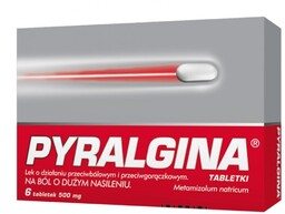 Pyralgina 500 mg 6 tabletek