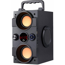 Głośnik przenośny bluetooth bezprzewodowy z mikrofonem karaoke radio