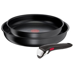 TEFAL Zestaw patelni Ingenio React L7629202 (3 elementy)