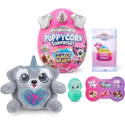 Rainbocorns Sparkle Heart Puppycorn Surprise! Zabawka, Wielokolorowy,