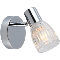 Lumes Loftowy kinkiet chromowany - K4-H94