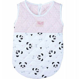 Petitcollin Śpiworek Panda dla lalek bobasów od 18