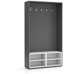 Wieszak ścienny BORDER z półką na buty, 5