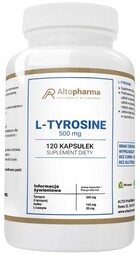 Suplement diety, AltoPharma, L-Tyrosine Forte 500mg + L-Leucyna