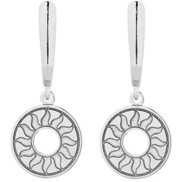 Pakamera Srebrne kolczyki ze słoneczkami