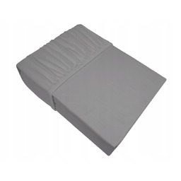 Prześcieradło Jersey z gumką 200x220 Bielbaw Greno stalowe