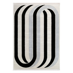 Eurofirany Dywan 140x190 Aura 5 geometria kremowy 1800