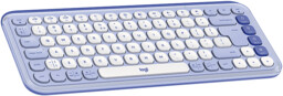 Klawiatura bezprzewodowa LOGITECH Pop Icon Keys Liliowy