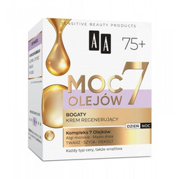 AA Moc 7 Olejów 75+ Krem regenerujący 50