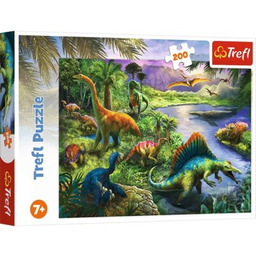 TREFL Puzzle Drapieżne dinozaury 13281 (200 elementów)