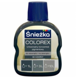 Śnieżka pigment Colorex czarny 100 ml