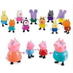 Figurki z bajki Świnka Peppa 14szt