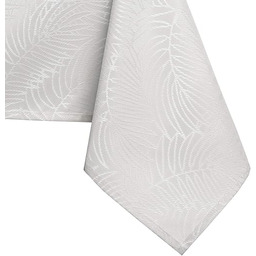 AmeliaHome Obrus plamoodporny wzór roślinny 150x350 cm Ecru