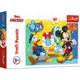 TREFL Puzzle Myszka Miki i Wesoły Domek Mickey