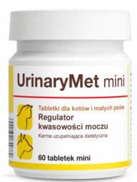 DOLFOS UrinaryMet Mini 60 tabletek dla kotów