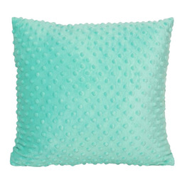 Karo Poszewka dekoracyjna 40x40 Minky morska jasna 25