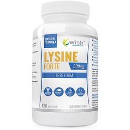 Wish Lysine Forte 500 mg, 120 kapsułek