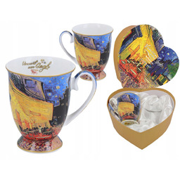 Carmani 2 kubki w sercu Van Gogh Taras