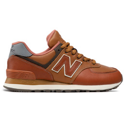 Sneakersy New Balance ML574OMA Brązowy