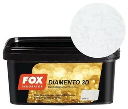 FOX Farba dekoracyjna DIAMENTO 3D White 1L