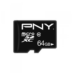 PNY Karta MicroSDHC 64GB P-SDU64G10PPL-GE