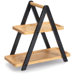 Zeller Piętrowa taca do serwowania z praktycznym uchwytem