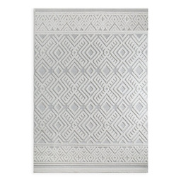 Eurofirany Dywan 80x200 Didar 7 ornamenty srebrny beżowy