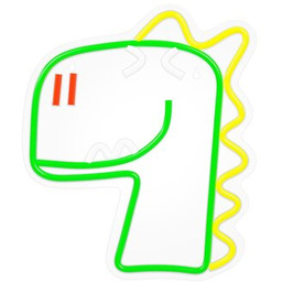 FOREVER LIGHT Neon LED Jurassic Dino FLNJ02