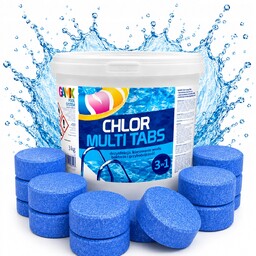 Chlor Multi Tabletki 3kg 3w1 15x 200g Chemia