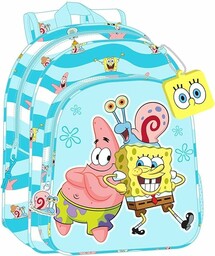 Safta Plecak Dziecięcy Adapt. Wózek 3D Spongebob Stay
