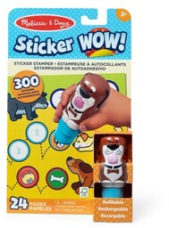 Stempelki Z Naklejkami Piesek Sticker WOW! Melissa &