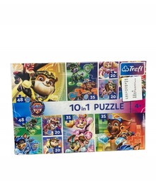 Puzzle Trefl 10 in1 Pso Patrol Wielki Film