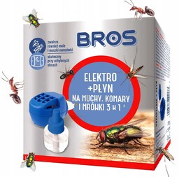 BROS - elektro + płyn na muchy, komary