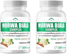 Morwa Biała Complex chrom cynamon Zestaw 2 opakowań