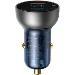 BASEUS Ładowarka samochodowa Particular Digital Display 65W