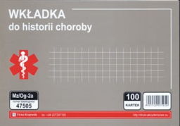 Wkładka do historii choroby [Mz/Og-2a]