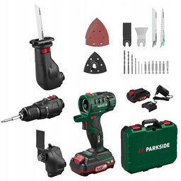 Parkside Akumulatorowe narzędzie wielofunkcyjne 3w1 Pkga 20-Li C2