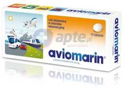 Aviomarin 50mg x10 tabletek