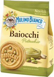 Mulino Bianco Baiocchi Pistacchio - włoskie ciastka 240g