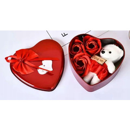 Miś I Love You Z Rózami W Sercu