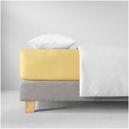 Estella Prześcieradło Jersey ze ściągaczem Bananowe