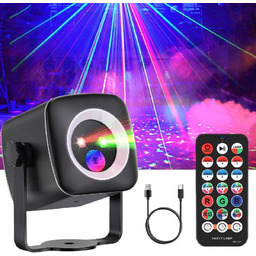 Projektor Laserowy Disco Dyskotekowy Kula Laser Lampa Rgb