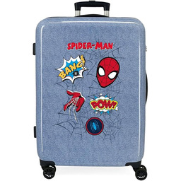 Marvel Spiderman Denim Kabinentrolley, NIEBIESKI, única, Średnia walizka