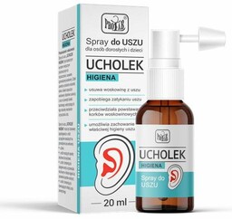 Ucholek Higiena Spray do uszu, 20 ml (data