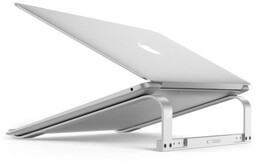 Tech-Protect Metalowa podstawka pod laptopa ULS100, srebrna