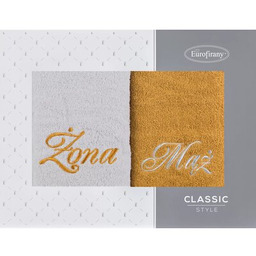 Eurofirany Zestaw ręczników Żona i Mąż (2 sztuki)