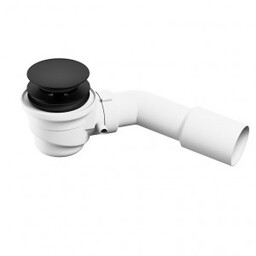CERSANIT S904-008 SYFON WANNOWY KLIK-KLAK CZARNY